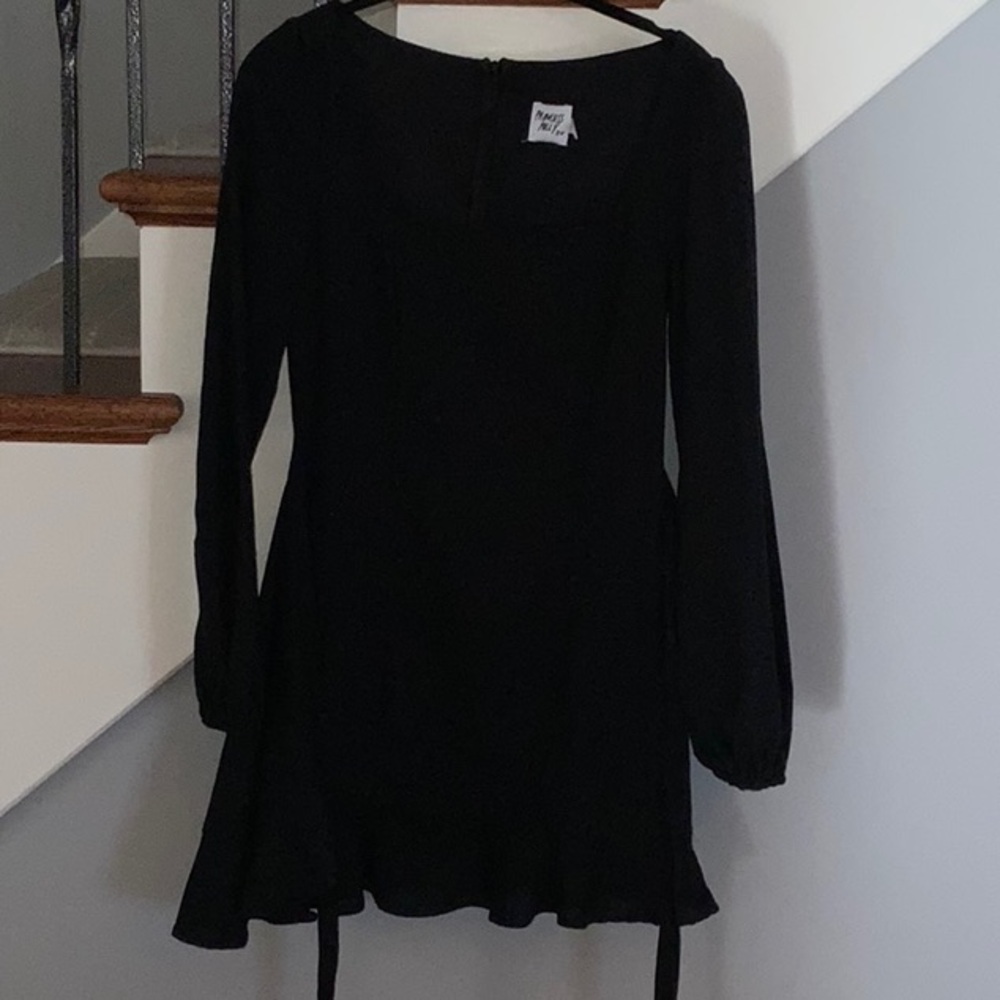 Princess Polly Black long sleeve dress